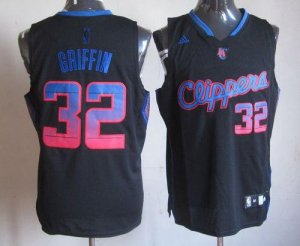 Jerseys Factory Cheap Clippers #32 Blake Griffin Black Vibe Embr