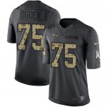 Jerseys Factory Cheap Nike Ravens #75 Jonathan Ogden Black Men's