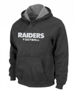 Jerseys Factory Cheap Oakland Raiders Authentic Font Pullover Ho