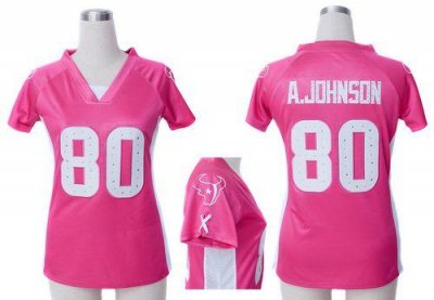 Jerseys Factory Cheap Nike Texans #80 Andre Johnson Pink Draft H
