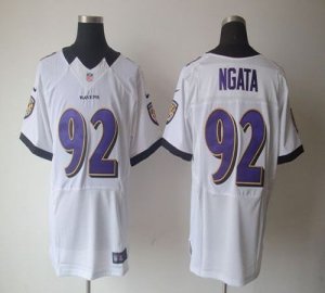 Jerseys Factory Cheap Nike Ravens #92 Haloti Ngata White Men's E