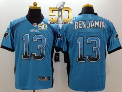 Jerseys Factory Cheap Nike Panthers #13 Kelvin Benjamin Blue Alt