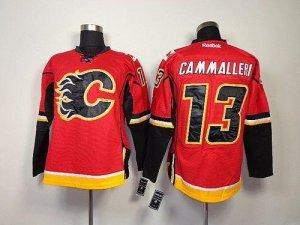 Jerseys Factory Cheap Flames #13 Mike Cammalleri Red Home Embroi