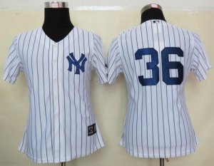 Jerseys Factory Cheap Yankees #36 Kevin Youkilis White(Black Str