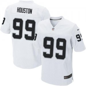 Jerseys Factory Cheap Nike Raiders #99 Lamarr Houston White Men'