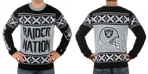 Jerseys Factory Cheap Nike Raiders Men's Ugly Sweater