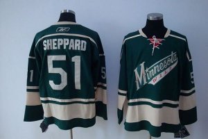 Jerseys Factory Cheap Wild #51 James Sheppard Embroidered Green Jerseys Factory Cheap Wild #51 James Sheppard Embroidered Green