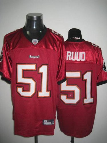 Jerseys Factory Cheap Buccaneers #51 Barrett Ruud Stitched Red N