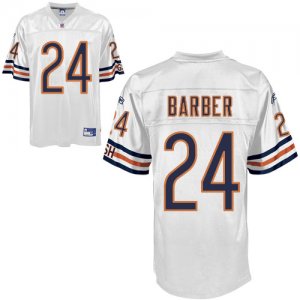Jerseys Factory Cheap Bears #24 Marion Barber White Stitched NFL