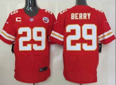 Jerseys Factory Cheap Nike Chiefs #29 Eric Berry Red Team Color