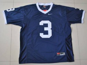 Jerseys Factory Cheap Nittany Lions #3 Navy Blue Embroidered NCA