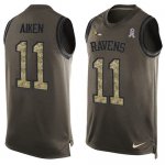 Jerseys Factory Cheap Nike Ravens #11 Kamar Aiken Green Men's St
