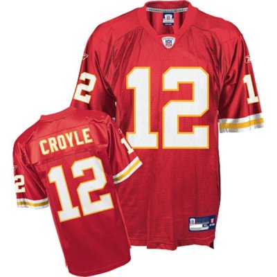 Jerseys Factory Cheap Chiefs #12 Brodie Croyle Red Stitched NFL