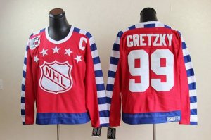 Jerseys Factory Cheap Oilers #99 Wayne Gretzky Red All Star CCM
