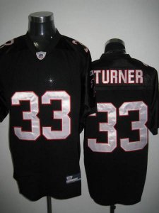 Jerseys Factory Cheap Falcons #33 Michael Turner Black Stitched
