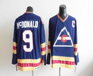Jerseys Factory Cheap Avalanche CCM Throwback #9 Lanny Mcdonald