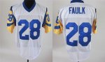 Jerseys Factory Cheap Mitchell and Ness Rams #28 Marshall Faulk