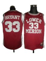 Jerseys Factory Cheap Merion #33 Kobe Bryant Red Basketball Embr