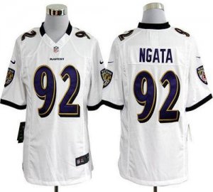 Jerseys Factory Cheap Nike Ravens #92 Haloti Ngata White Men's E