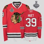 Jerseys Factory Cheap Blackhawks #39 Cristobal Huet Embroidered