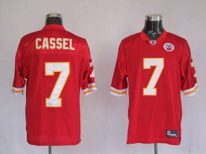Jerseys Factory Cheap Chiefs #7 Matt Cassel Red Stitched NFL Jer