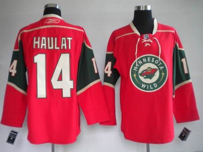 Jerseys Factory Cheap Wild #14 Martin Havlat Embroidered Red NHL