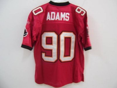 Jerseys Factory Cheap Buccaneers #90 Gaines Adams Stitched Red N