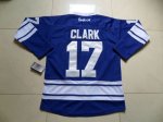 Jerseys Factory Cheap Maple Leafs #17 Wendel Clark Blue Third Em