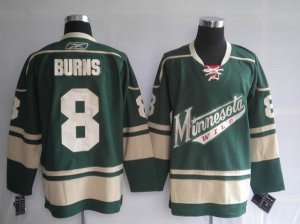 Jerseys Factory Cheap Wild #8 Brent Burns Embroidered Green NHL Jerseys Factory Cheap Wild #8 Brent Burns Embroidered Green NHL