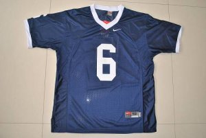 Jerseys Factory Cheap Nittany Lions #6 Navy Blue Embroidered NCA