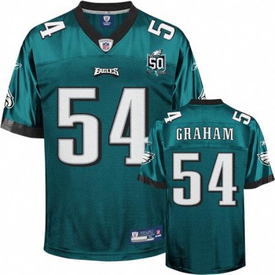 Jerseys Factory Cheap Eagles #54 Brandon Graham Green Stitched W