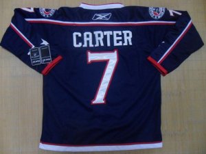 Jerseys Factory Cheap Blue Jackets #7 Jeff Carter Blue Home Embr