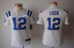 Jerseys Factory Cheap Nike Colts #12 Andrew Luck White With 30TH