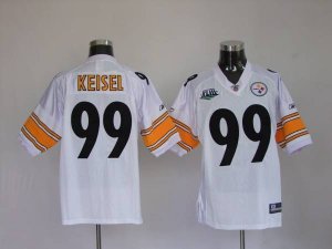 Jerseys Factory Cheap Steelers #99 Brett Keisel White Stitched N