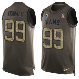 Jerseys Factory Cheap Nike Rams #99 Aaron Donald Green Men's Sti