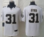 Jerseys Factory Cheap Nike Saints #31 Jairus Byrd White Men's St