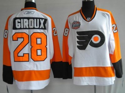 Jerseys Factory Cheap Flyers #28 Claude Giroux Embroidered Winte