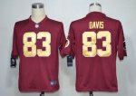 Jerseys Factory Cheap Nike Redskins #83 Fred Davis Burgundy Red