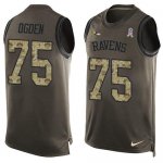 Jerseys Factory Cheap Nike Ravens #75 Jonathan Ogden Green Men's