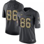 Jerseys Factory Cheap Nike Eagles #86 Zach Ertz Black Men's Stit