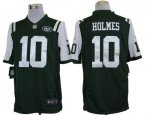 Jerseys Factory Cheap Nike Jets #10 Santonio Holmes Green Team C