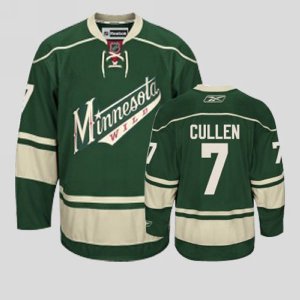 Jerseys Factory Cheap Wild #7 Matt Cullen Embroidered Green NHL Jerseys Factory Cheap Wild #7 Matt Cullen Embroidered Green NHL