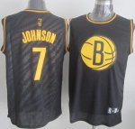 Jerseys Factory Cheap Nets #7 Joe Johnson Black Precious Metals