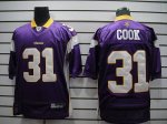 Jerseys Factory Cheap Vikings #31 Chris Cook Purple Stitched NFL