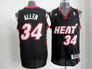 Jerseys Factory Cheap Revolution 30 Heat #34 Ray Allen Black Sti