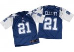 Jerseys Factory Cheap Nike Cowboys #21 Ezekiel Elliott Navy Blue
