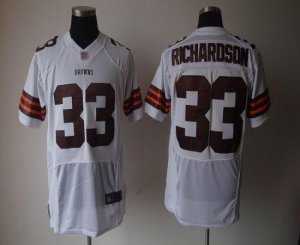 Jerseys Factory Cheap Nike Browns #33 Trent Richardson White Men