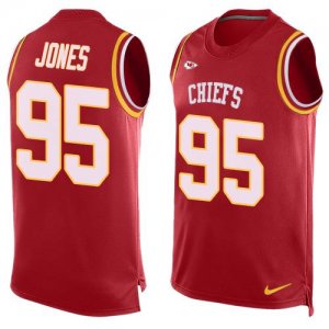 Jerseys Factory Cheap Nike Chiefs #95 Chris Jones Red Team Color