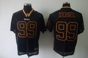 Jerseys Factory Cheap Steelers #99 Brett Keisel Lights Out Black