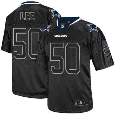 Jerseys Factory Cheap Nike Cowboys #50 Sean Lee Lights Out Black